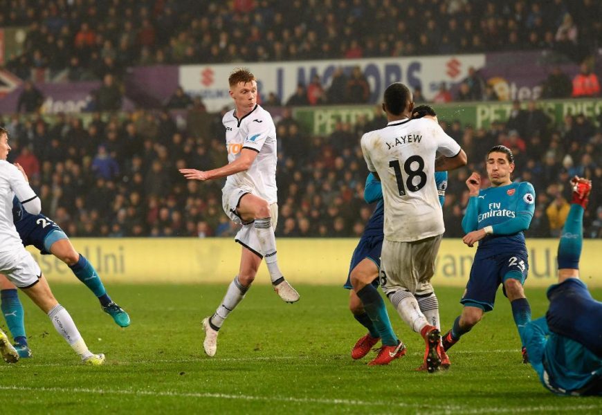 Swansea Out of the Bottom Three after Defeating Gunners