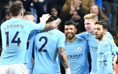 Aguero Nets Four Times as City Crush The Foxes