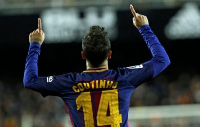 Coutinho Scores First Goal for Barca as they Advance to Copa del Rey Final