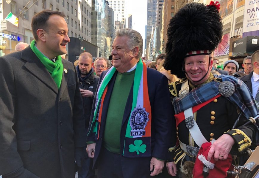 Varadkar Marches in NYC Parade with Partner