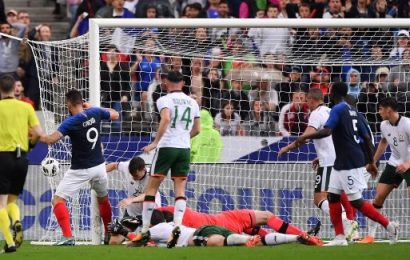 France Defeat Republic of Ireland in World Cup Warm Up