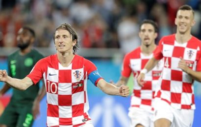 Croatia Top Group D After Beating Nigeria