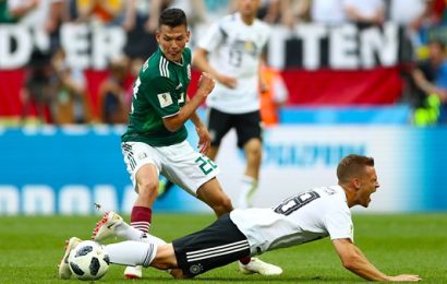 Magnificient Mexico Shock Germany in Group F Opener