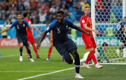 Umtiti Strike Takes France to The World Cup Final