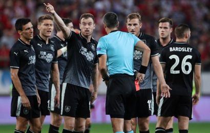 10 Man Burnley Lose to Olympiakos in Athens