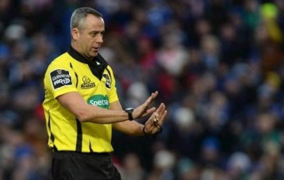 Referee John Lacey Retires from International Rugby Duty