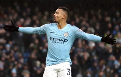Jesus Brace Propels City to the Top of the League