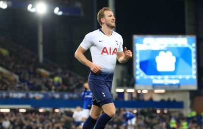 Kane Scores a Brace as Everton are Hit for Six