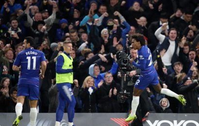 Willian Curls in Second to Earn Victory For Chelsea Against The Magpies