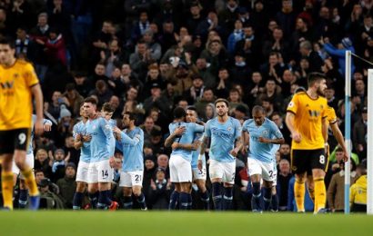 Manchester City Comfortably Cruise Past Wolves