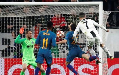 Ronaldo on Fire as Juve Sink Atlético in Turin