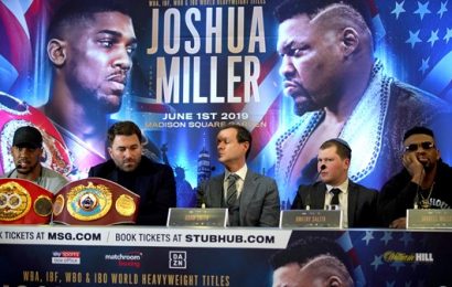 Search is on for New Opponent for Joshua After New Doping Allegation Against Hearn