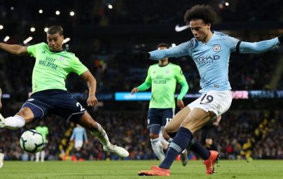 City Top The Table Again After Defeating Relegation-Threatened Cardiff
