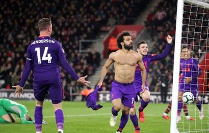 Salah Ends Goal Drought as Liverpool Go Top Again
