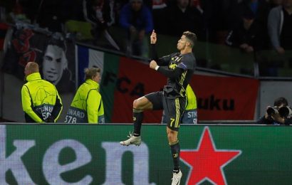Ronaldo Scores 125th Champions League Goal in Draw with Ajax