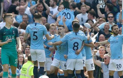 Manchester City Defeat Spurs to Go Back to Top the Table
