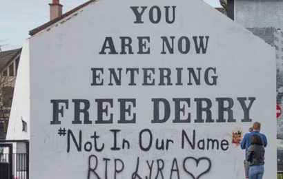 Free Derry Corner Repainted After Lyra McKee Murder