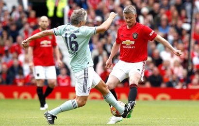 Solskjaer Scores off the Bench in Treble Reunion Charity Match