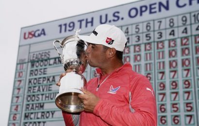 Woodland Sees of Koepka Challenge to Win First Major Title