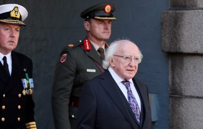 President Higgins Leads Tributes At National Day of Commemoration