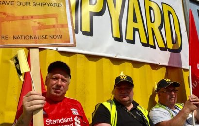 Johnson Urged to Spend No-Deal Brexit Cash Saving Threatened Belfast Shipyard