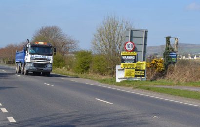 Truck Drivers Hold Brexit Protest on Border Truck Drivers Hold Brexit Protest on Border