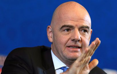 Infantino Calls for Life Bans for Fans Guilty of Racist Abuse