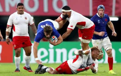 France Sneak Past Tonga into Quarterfinals