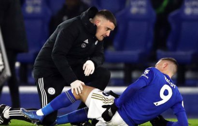 Vardy Injured as Foxes Hammer Irons