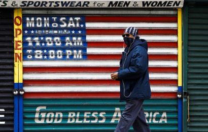 Coronavirus Pandemic Leads To US Economy Shrinking By Almost 5%