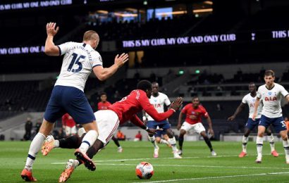 Fernandes Cancels Out Bergwijn’s Penalty To Earn United Draw With Spurs