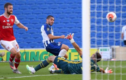Maupay’s Late Strike Completes League Double Over Arsenal
