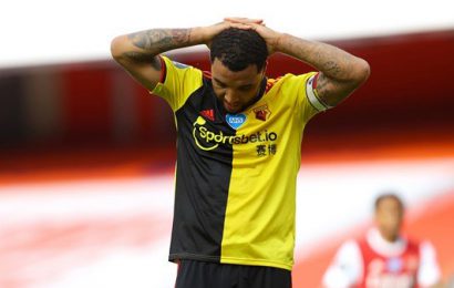 Watford Relegated To The Championship After Narrow Loss At Arsenal Watford Relegated To The Championship After Narrow Loss At Arsenal