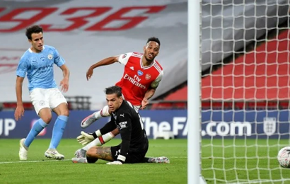 Aubameyang Scores A Double As Arsenal Advance To FA Cup Final