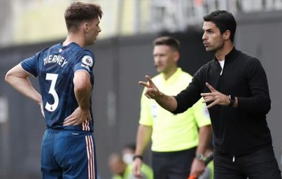Arteta Hoping Tierney Can Be Cleared In Time For City Clash