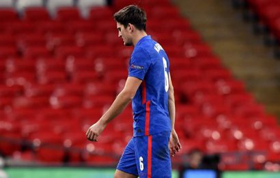 Maguire Sees Red As Denmark Defeat 10-Man England
