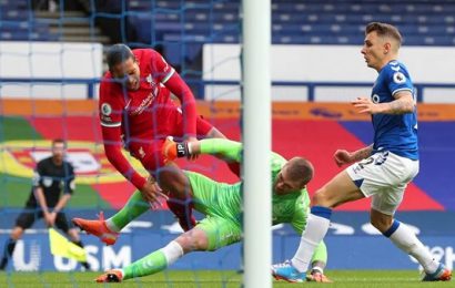 Pickford To Face No Action Over Van Dijk Horror Tackle