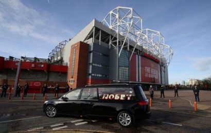 Tributes Paid As Funeral Held In Manchester For Nobby Stiles