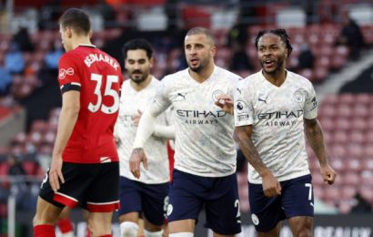 Manchester City Return To Winning Ways Against Saints Manchester City Return To Winning Ways Against Saints