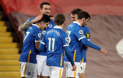 Organized Seagulls Shock Liverpool At Anfield