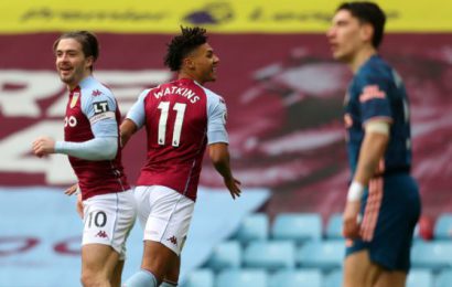 Ollie Watkin’s Second Minute Goal Sinks Arsenal At Villa Park