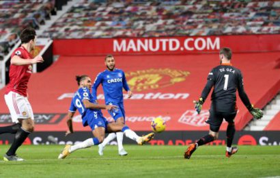 Calvert-Lewin Scores Late To Secure A Point For Everton At Old Trafford