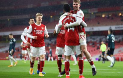 Aubameyang Scores Hat-Trick As Arsenal Put Leeds To The Sword