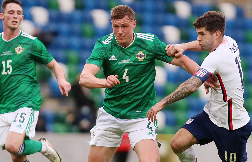 Northern Ireland edged out against USA At Windsor Park