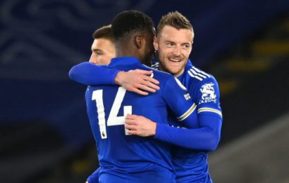 Vardy Back On Target As Leicester Edge Closer To UCL Qualification