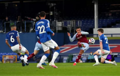 Everton’s Hope Of Top Four Finish Dented By Aston Villa
