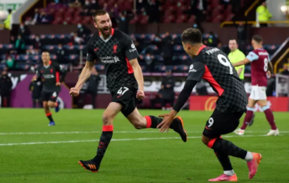 Liverpool Back In The Top Four After Win At Turf Moor