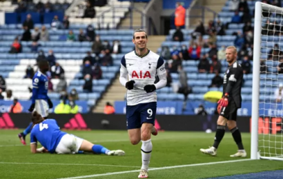 Bale’s Brace Consigns Leicester City To The Europa League