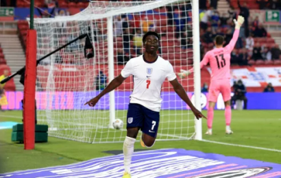 Saka Scores First International Goal As England Defeat Austria