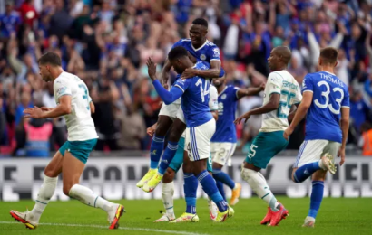 Iheanacho’s Late Penalty Seals Community Shield Win For Leicester